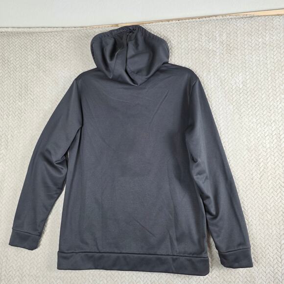 Solaris Gray Full Zip Hoodie Men’s M Lightweight Softshell Jacket with Pockets - Picture 3 of 9